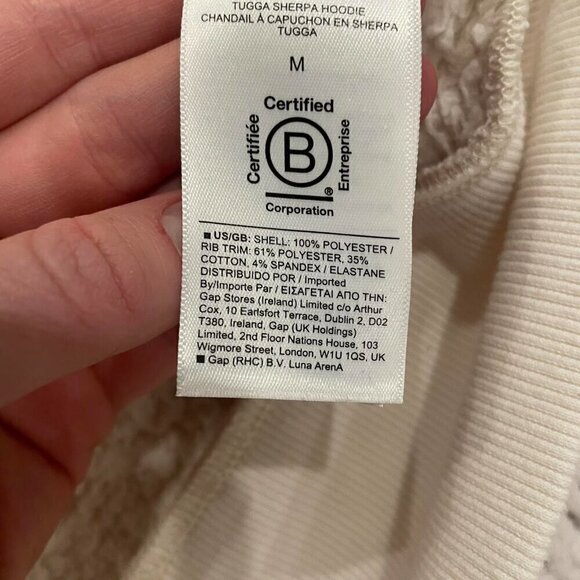 Athleta Tugga Sherpa Hoodie - Size Medium - Picture 5 of 6